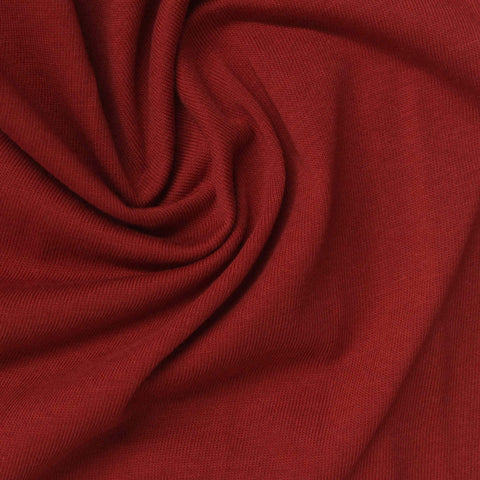 100% Cotton Jersey Knit Fabric, 170 gsm, 180 cm — Red