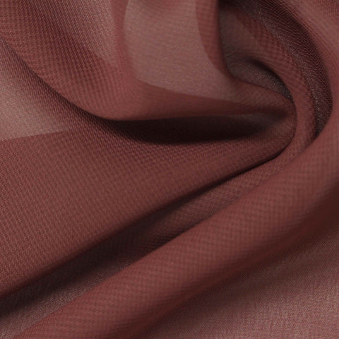 100% Polyester Chiffon Fabric, 80 gsm — Red