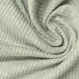 Viscose Stretch Rib Knit Fabric, 390 gsm — Grey — photo 1