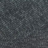 Dark Grey Marl Rib Knit, Polyester, 300 gsm, 160 cm — photo 1
