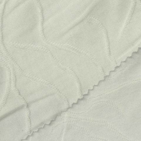Beige Tone-on-Tone Jersey Knit, Polyester, 178 gsm