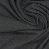 Cotton Stretch Jersey Knit Fabric, 170 gsm, 175 cm — Black — photo 1