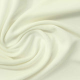 Viscose Stretch Interlock Knit Fabric, 280 gsm, 155 cm — White — photo 1