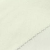Brushed 100% Polyester Knit Fabric, 280 gsm, 170 cm — White — photo 1