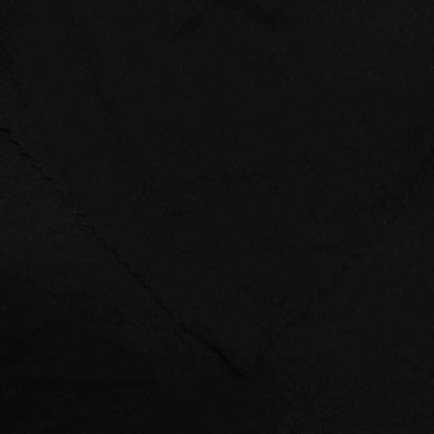 Viscose Stretch Jersey Knit Fabric, 175 gsm, 176 cm — Black