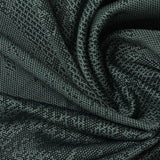 Dark Grey Geometric Jersey Knit, Polyester, 150 gsm — photo 1