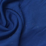 Cotton Stretch Rib Knit Fabric, 220 gsm, 152 cm — Blue, ref EF-268550 — photo 1