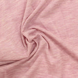 Heathered Pink Marl Jersey Knit, Poly-Acrylic — photo 1