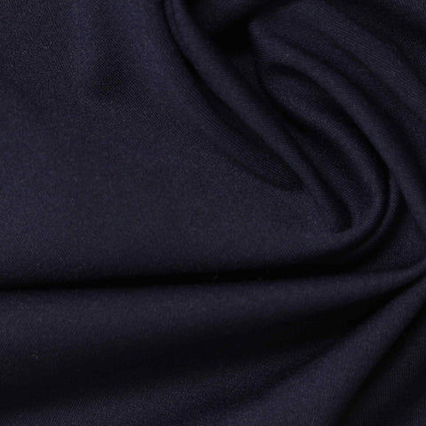 Nylon Stretch Interlock Knit Fabric, 240 gsm, 150 cm — Navy, ref EF-252408