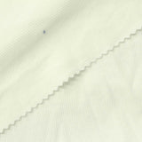 Cotton Stretch Rib Knit Fabric, 250 gsm, 120 cm — White — photo 1