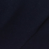 Dark Navy Ribbed Rib Knit, Cotton — photo 1