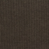 Polyester Viscose Stretch Rib Knit Fabric, 268 gsm, 163 cm — Brown — photo 1