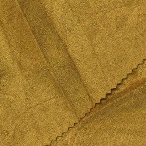 Polyester Stretch Faux Suede Fabric, 250 gsm, 150 cm — Khaki