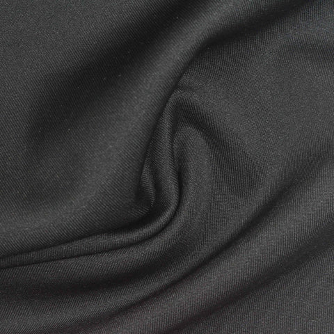 Modal Polyester Stretch Scuba Knit Fabric, 280 gsm, 155 cm — Grey