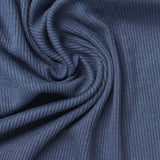 Viscose Stretch Rib Knit Fabric, 230 gsm, 120 cm — Blue — photo 1