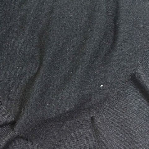 Brushed Polyester Stretch Milk Silk Knit Fabric, 151 gsm, 165 cm — Grey