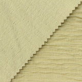 Light Yellow Textured Crepe, Polyester — photo 1