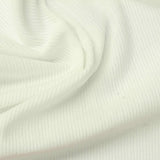 100% Polyester Knit Fabric, 200 gsm, 150 cm — White — photo 1