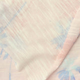 Peach Palm Jersey Knit, Cotton — photo 1