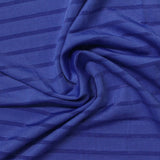 Blue Horizontal-Stripe Jacquard, Polyester, 200 gsm, 170 cm — photo 1