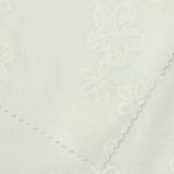 White Floral Jacquard, Polyester, 180 gsm — photo 1