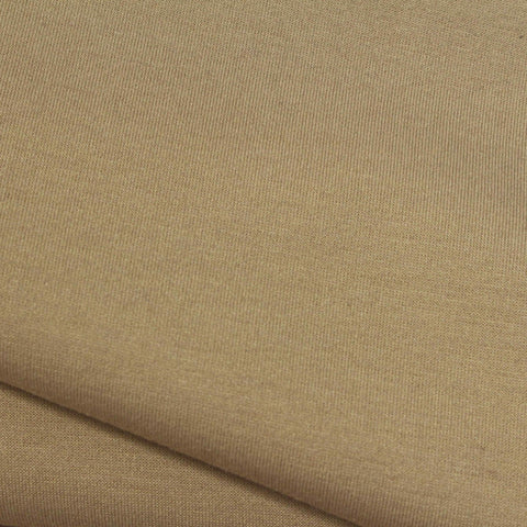 Polyester Viscose Stretch Scuba Knit Fabric, 280 gsm, 160 cm — Khaki, ref EF-263161