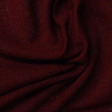 Dark Red Marl Interlock Knit, Polyester, 116 gsm — photo 1