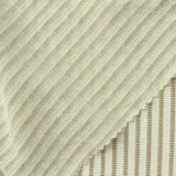 Cream Stripe Knit, Cotton-Poly — photo 1