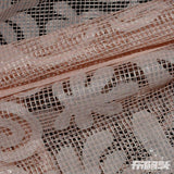 Light Pink Floral Chiffon, Polyester — photo 1
