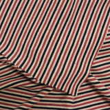 Navy Horizontal-Stripe Knit, Polyester, 175 gsm — photo 1
