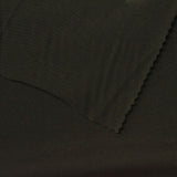 Polyester Cotton Jersey Knit Fabric, 140 gsm, 167 cm — Black — photo 1