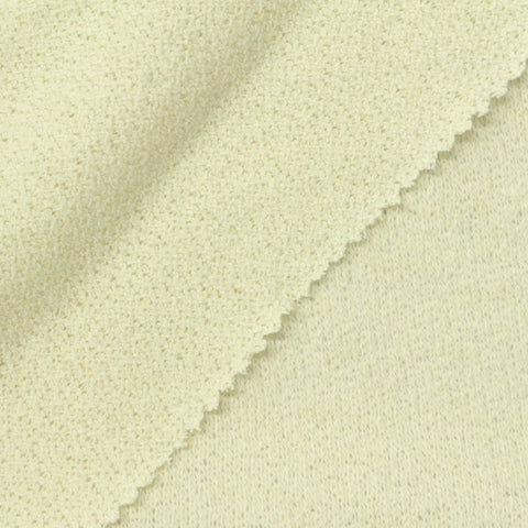 Cotton Linen Stretch Jersey Knit Fabric, 220 gsm, 160 cm — Beige