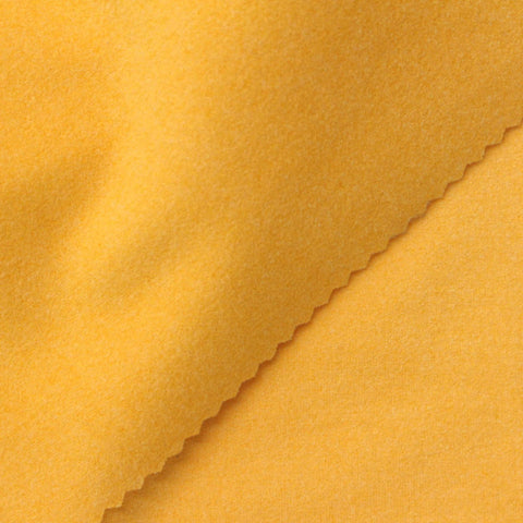 Polyester Stretch Velvet Fabric, 280 gsm, 185 cm — Yellow