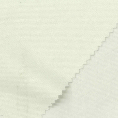 100% Polyester Knit Fabric, 180 gsm, 150 cm — White, ref EF-268489