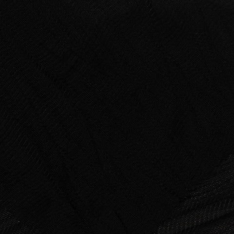 Black Marl Rib Knit, Viscose, 170 gsm