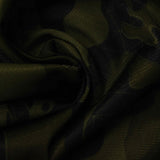 Dark Green Camo Knit, Polyester — photo 1