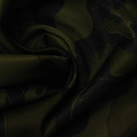 Dark Green Camo Knit, Polyester