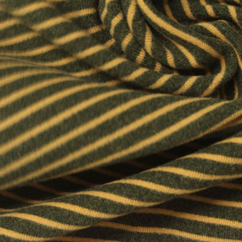 Olive Horizontal-Stripe Knit, Polyester