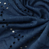 Blue Diamond Jacquard, Polyester, 235 gsm — photo 1