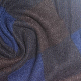 Blue Check Knit, Polyester — photo 1