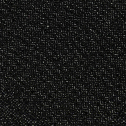 Black Marl Ponte Knit, Viscose-Nylon, 400 gsm