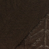 Dark Brown Diamond Pointelle Knit, Spandex — photo 1