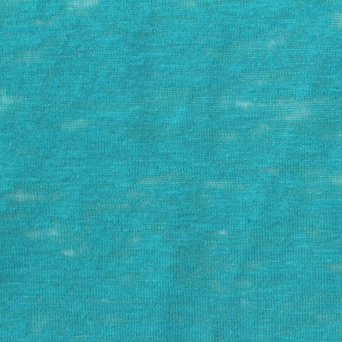 Teal Marl Knit, Cotton-Poly, 125 gsm