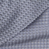 Jacquard Polyester Stretch Jersey Knit Fabric, 235 gsm, 168 cm — Blue — photo 1