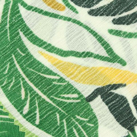 Green Leaves Crepe, Polyester