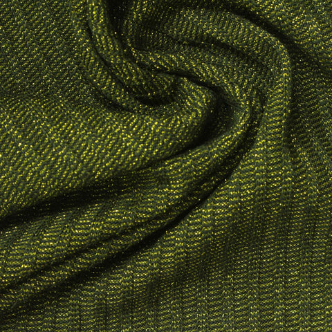 Green Marl Rib Knit, Viscose