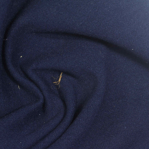 Polyester Stretch Interlock Knit Fabric, 376 gsm, 160 cm — Navy
