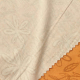 Orange Floral Jersey Knit — photo 1