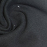 Polyester Cotton Stretch Velvet Fabric, 450 gsm, 165 cm — Black — photo 1