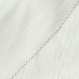 Cotton Modal Stretch Rib Knit Fabric, 330 gsm, 150 cm — White — photo 1